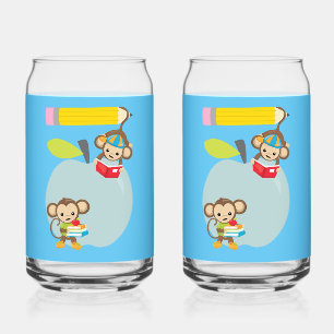 Niet mijn circus, niet mijn aap blikvorm glas