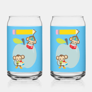 Niet mijn circus, niet mijn aap  blikvorm glas