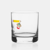 Niet mijn circus, niet mijn aap whisky glas (Rechts)