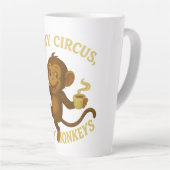 Niet mijn circus, niet mijn aapjes te laat Mok (Rechterhoek)