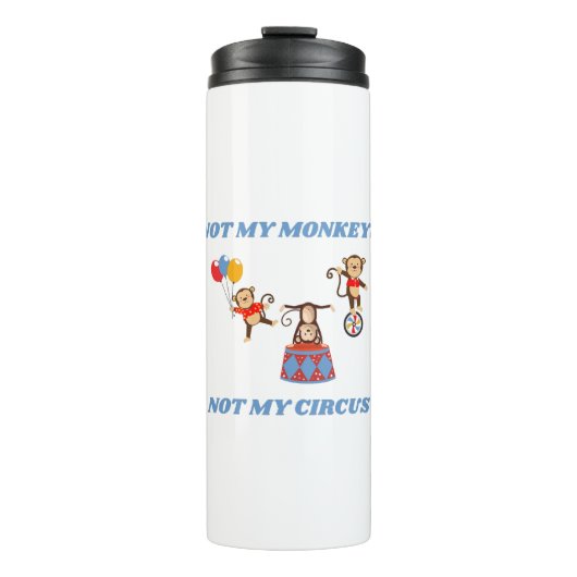 Niet mijn circus - niet mijn apen, Al-Anon, CoCA Thermosbeker (Voorkant)