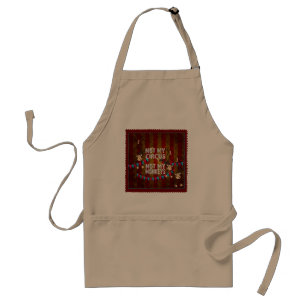 Niet mijn Circus niet mijn apen Apron Standaard Schort