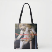 Niet mijn circus, niet mijn apen canvas tas (Voorkant)