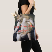 Niet mijn circus, niet mijn apen canvas tas (Dichtbij)