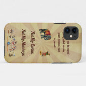 Niet mijn Circus, niet mijn apen Case-Mate iPhone Case (Achterkant (horizontaal))