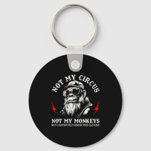 Niet Mijn Circus Niet Mijn Apen Grappige Gorilla Z Sleutelhanger
