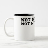 Niet mijn Circus, niet mijn apen Mok (Links)