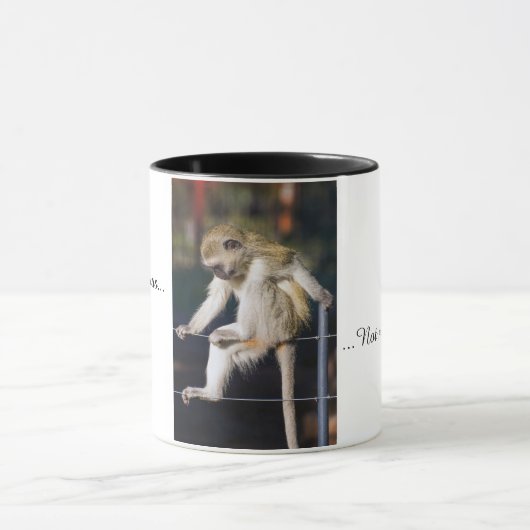 Niet mijn circus, niet mijn apen mok (Midden)