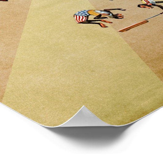 Niet mijn Circus, niet mijn apen Poster (Hoek)