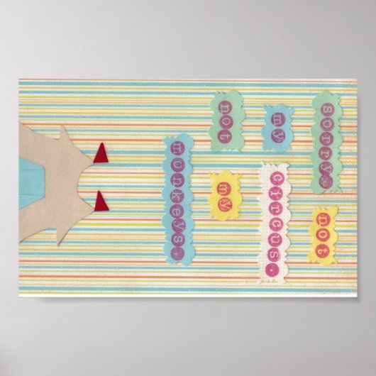 Niet mijn Circus. Niet mijn apen. Poster (Voorkant)