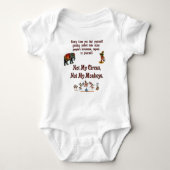 Niet mijn Circus, niet mijn apen Romper (Voorkant)