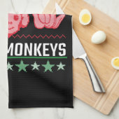 Niet mijn Circus niet mijn apen Theedoek (Quarter Fold)