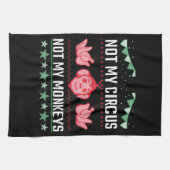 Niet mijn Circus niet mijn apen Theedoek (Horizontaal)