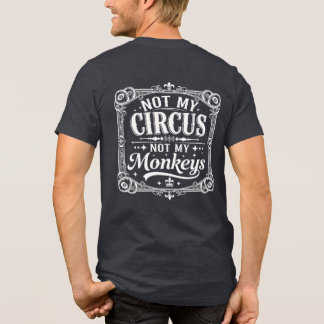Niet Mijn Circus Niet Mijn Apen Vintage Victoriaan Tri-Blend Shirt