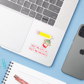 Niet mijn circus, niet mijn apenknipsel sticker (Laptop met iPhone)