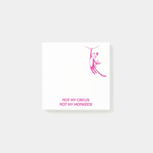 Niet mijn Circus Post-it® Notes (Voorkant)