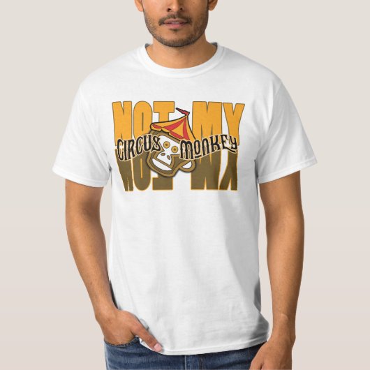 Niet mijn cirkelT-shirt T-shirt (Voorkant)