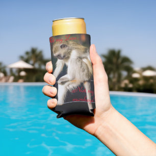 Niet mijn dierentuin, niet mijn apen seltzer blikjeskoeler