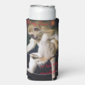 Niet mijn dierentuin, niet mijn apen seltzer blikjeskoeler (Seltzer Voorkant)