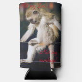 Niet mijn dierentuin, niet mijn apen seltzer blikjeskoeler (Voorkant)
