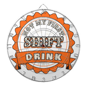 Niet mijn eerste dienst drankje — Dartbord