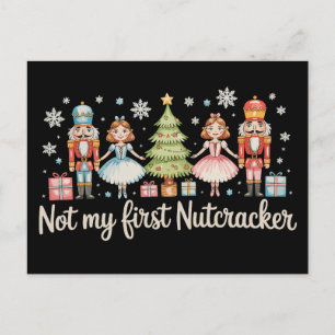 Niet mijn eerste Notenkraker Suikerpruim Fee Kerst Feestdagenkaart