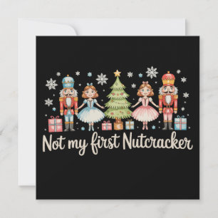 Niet mijn eerste Notenkraker Suikerpruim Fee Kerst Kaart