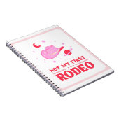 Niet mijn eerste Rodeo Cowboy Pet Notitieboek (Rechterzijde)