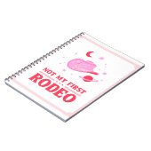Niet mijn eerste Rodeo Cowboy Pet Notitieboek (Linkerzijde)
