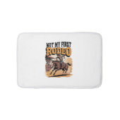 Niet mijn eerste Rodeo Horse Land Western Badmat (Voorkant)
