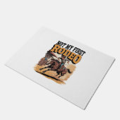 Niet mijn eerste Rodeo Horse Land Western Deurmat (Schuin)