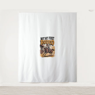 Niet mijn eerste Rodeo Horse Land Western Wandkleed