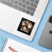 Niet mijn eerste Rodeo Sticker (Laptop met iPhone)