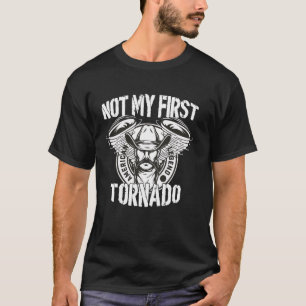 Niet mijn eerste Tornadeo Grappige Tornado Jager C T-shirt