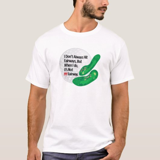 Niet MIJN Fairway T-shirt (Voorkant)
