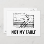 Niet mijn fout briefkaart (Voorkant / Achterkant)