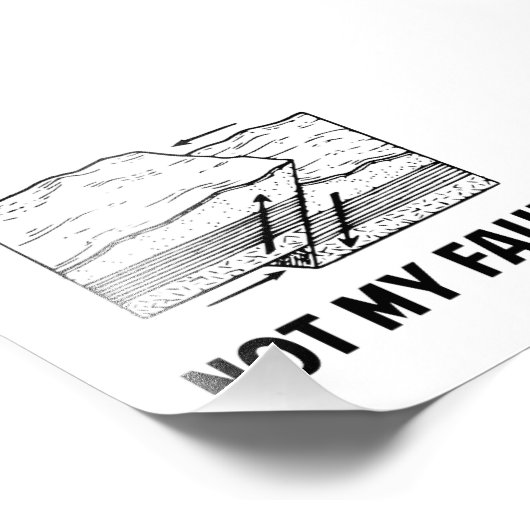 Niet mijn fout foto afdruk (Hoek)