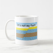 Niet mijn fout koffiemok (Links)
