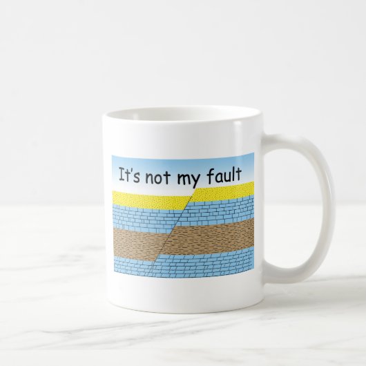 Niet mijn fout koffiemok (Rechts)