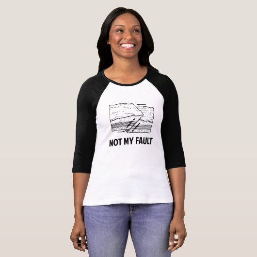 Niet mijn fout t-shirt (Voorkant volledig)