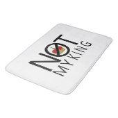 Niet mijn koning badmat (Gekanteld)