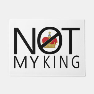 Niet mijn koning deurmat