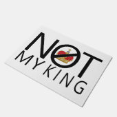 Niet mijn koning deurmat (Schuin)