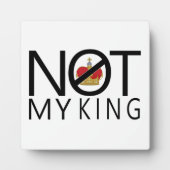 Niet mijn koning fotoplaat (Voorkant)