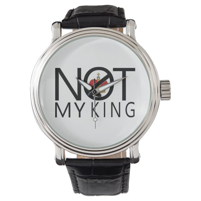 Niet mijn koning horloge (Voorkant)