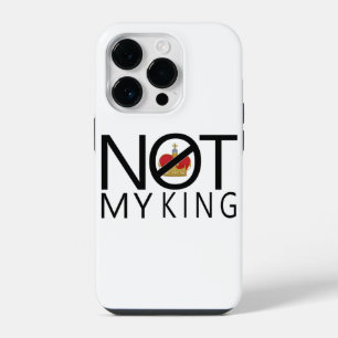 Niet mijn koning iPhone 14 plus hoesje