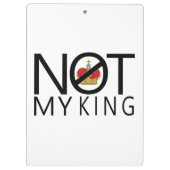 Niet mijn koning klembord (Achterkant)