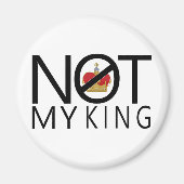 Niet mijn koning magneet (Voorkant)