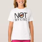 Niet mijn koning t-shirt (Voorkant)