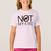 Niet mijn koning t-shirt (Voorkant)